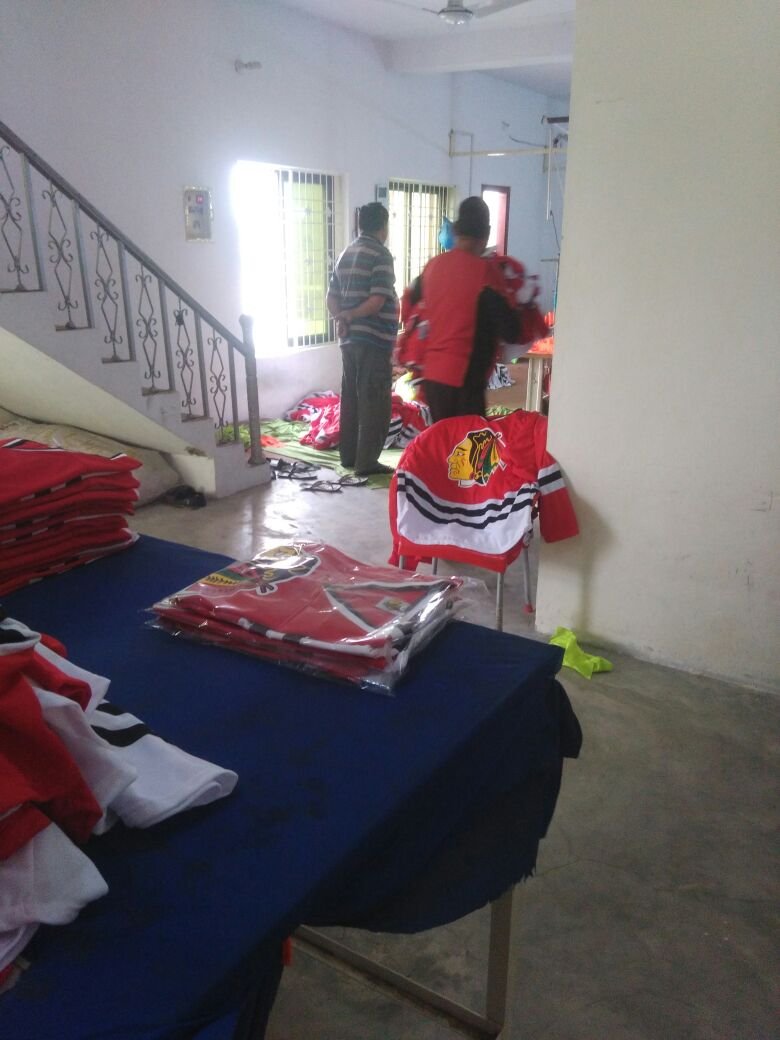 CM SPORTS WEAR Factory Floor