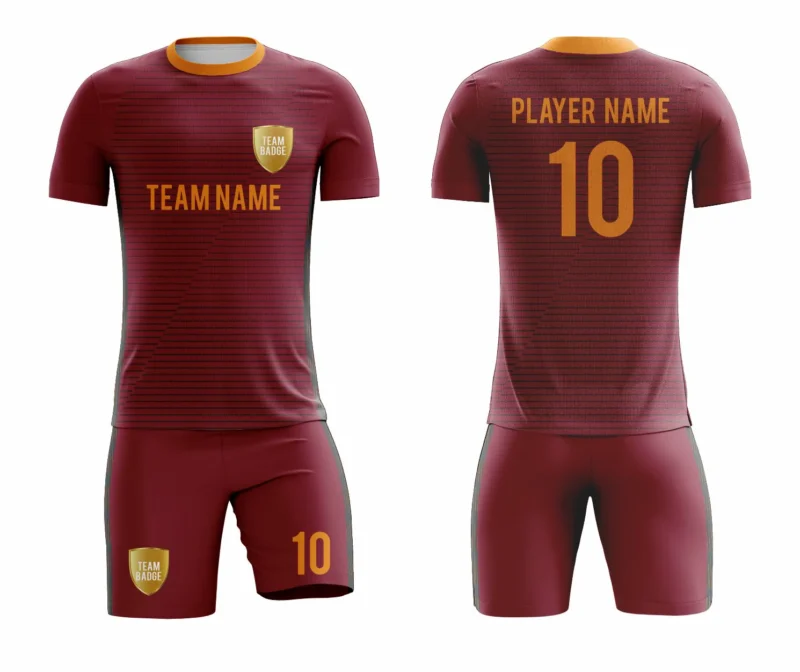Red Sublimation Custom Soccer Jersey Adult & Youth Unisex