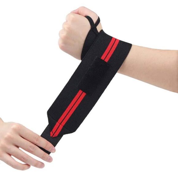 Unisex Sports Fitness Wristbands Custom Logo Handwraps for Weightlifting and Workouts Gym Training Protection - Image 2
