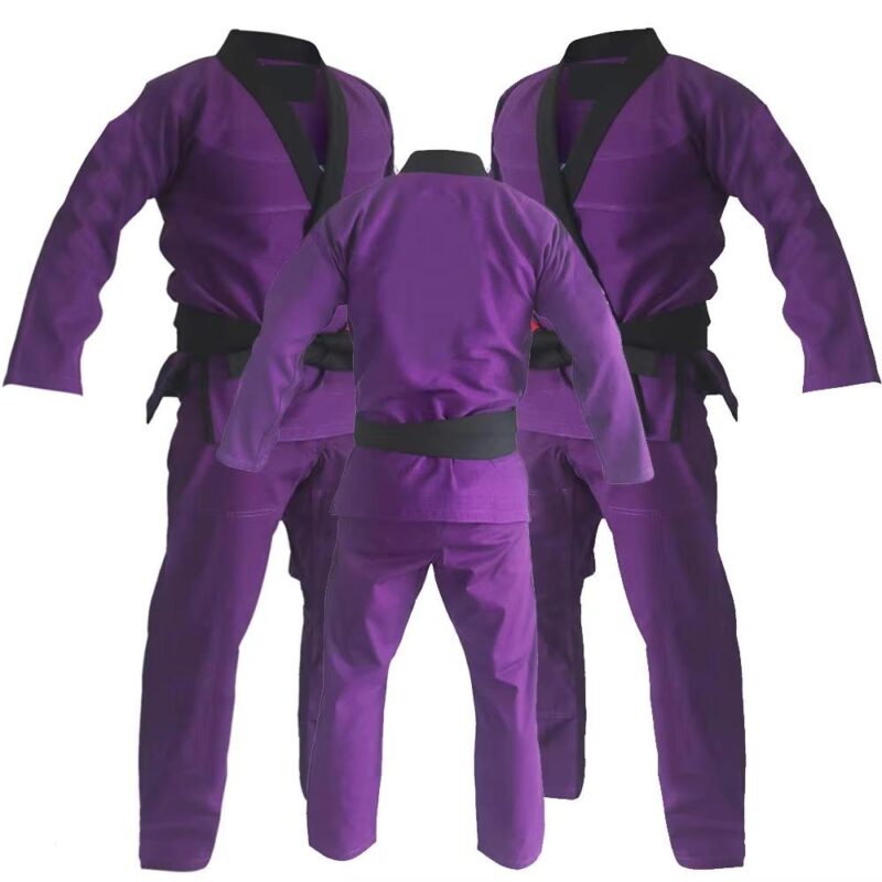 Wholesale Unisex High Quality Karate Training Uniforms Cheap Colored Martial Arts Suits - Image 5