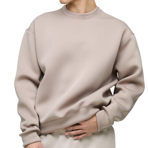 Crew Neck Thick Sweatshirts Hoodies For Men Custom Embroidery Screen Print Boxy Fit Sweatshirts Manufacturer