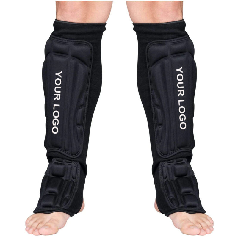 Kickboxing, MMA Martial Arts Shin Guards, Instep Guard Sparring Protective Leg Shin Foam Kick Pads