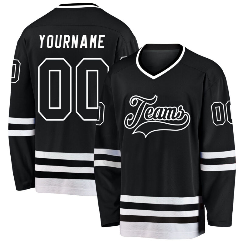 New Most Popular Ice Hockey Jersey Your Own Logo Ice Hockey Jersey Design Plus Size Ice Hockey Jersey for Men OEM Service.. - Image 2