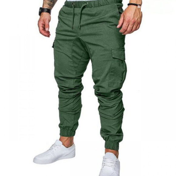 OEM Custom Logo Design Pants Multi-Pocket Pants Jogging Pants Men's Pants Hip Jogging Pants - Image 5