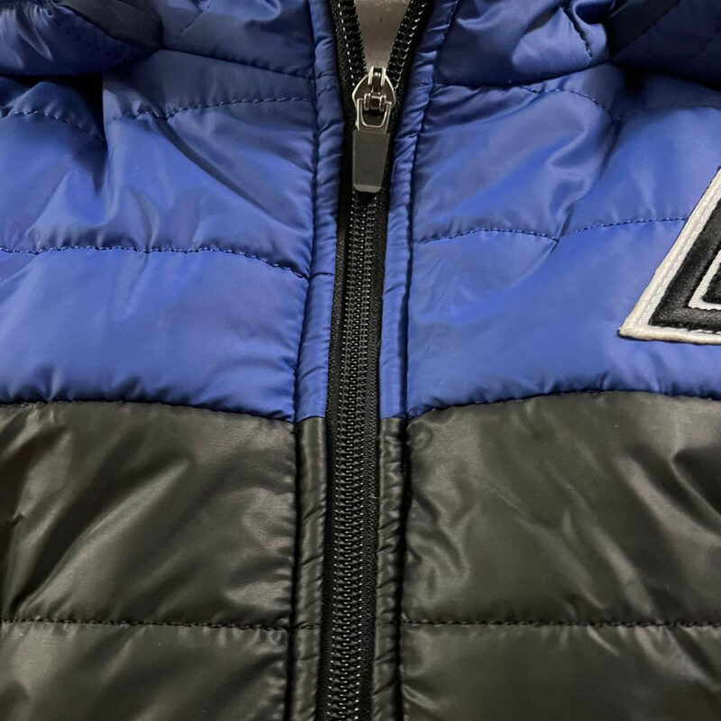Kid Puffer Jacket Denim Jacket Black Light Blue 2023 Spring and Autumn for Children Clothing Casual Quantity Custom Cotton OEM - Image 3