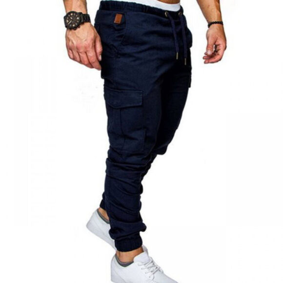 OEM Custom Logo Design Pants Multi-Pocket Pants Jogging Pants Men's Pants Hip Jogging Pants - Image 3