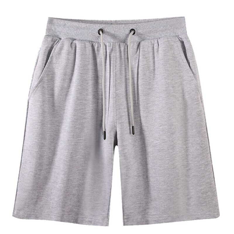 Wholesale Plus Size Blank Plain Custom Logo 5 Inch Men Gym Sports Streetwear Outdoor Athletic French Terry Shorts for Men - Image 6