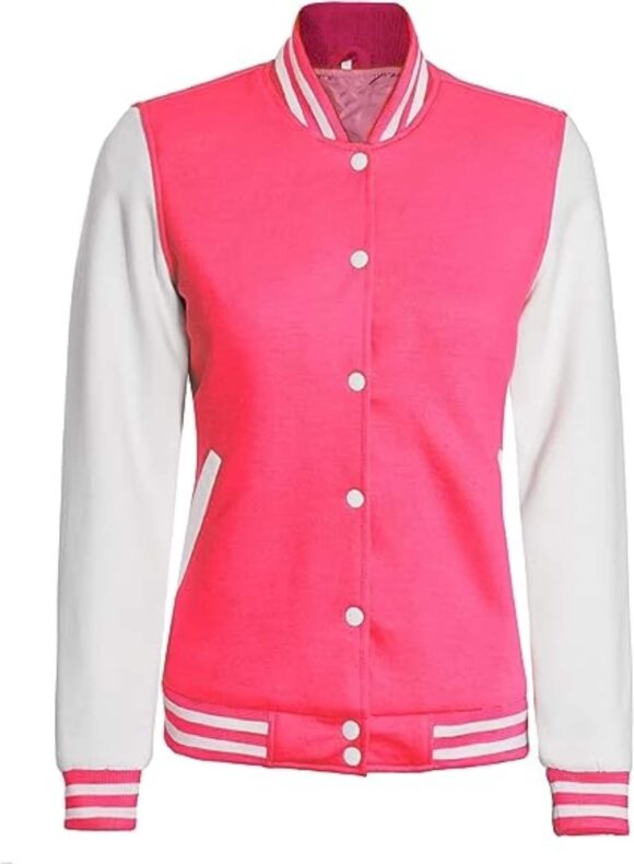 New Style Women's Clothing Fashion Streetwear Patchwork Button Women Autumn Cropped Women Coat Varsity Jacket - Image 5
