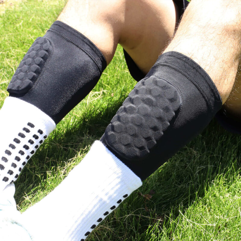 Custom Compression Soccer Leg Guard Football Shin Guards Eva Foam Anti-Slip Calf Sleeves Shin Guards Support Soccer Shin Guards - Image 6