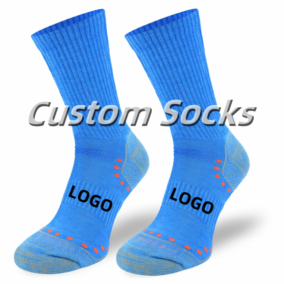 Custom Cushioned Basketball Socks for Men and Women, Premium Sports Socks with Foot Support and Moisture Wicking