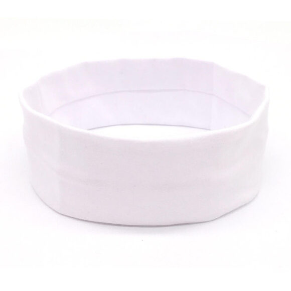 Wholesale Sports Headband Cotton Elastic Wide Sweatband Running Yoga Fitness Solid Color Hairband - Image 4