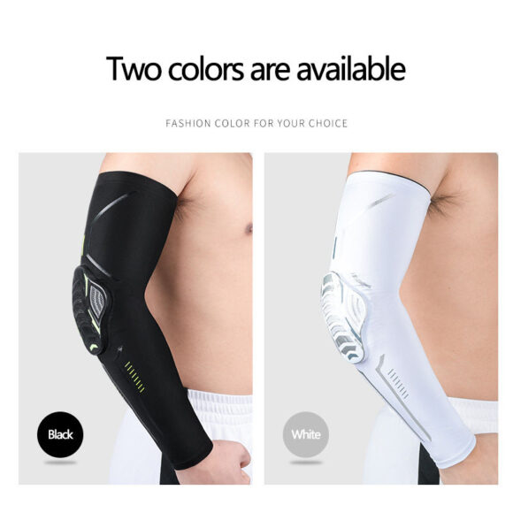 Anti-Collision Basketball Arm Guard Long Compression Arm Sleeve - Image 2