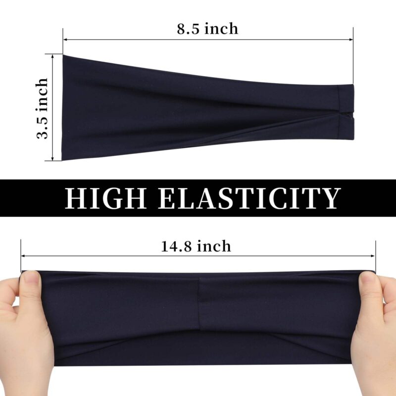 Custom Sports Headband for Men Fitness Sports Satin Headband Yoga Sweat Absorbent Women Custom Headbands with Logo - Image 2