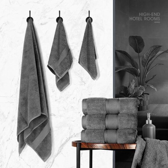 Custom Sustainable Bath Towels and Hand Towel Cotton Towels - Image 5