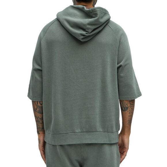 Custom Pullover Men Short Sleeve Hoodies Cotton Polyester Oversized Blank Hoodies Custom Digital Sublimation Print Hoodies Oem - Image 2