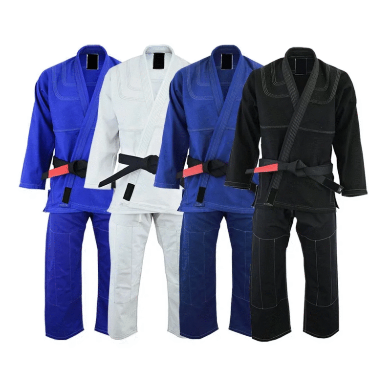 Custom Logo Heavy Weight Karate Uniforms Solid Color Martial Arts Taekwondo Jiu Jitsu Kimono Unisex Cotton Set Made in Pakistan - Image 6