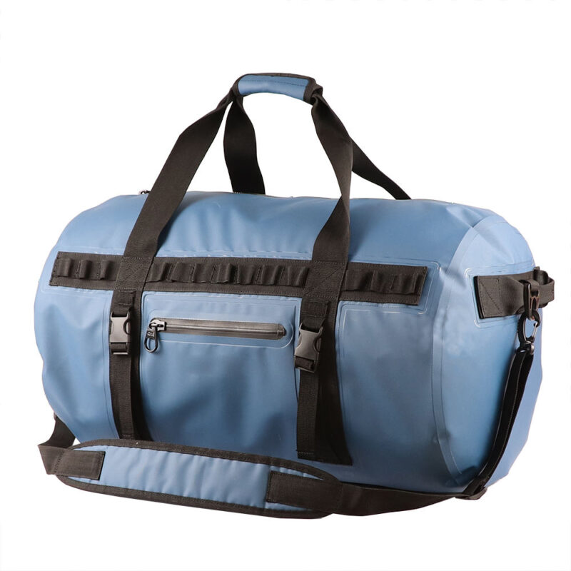 Custom Logo 500D PVC Tarpaulin Family Camping Lunch Bag Waterproof Duffel Bag - Image 3
