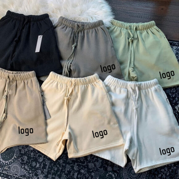 Hot Selling Style High Quality Essentials Shorts Reflective French Terry Cotton Shorts Men - Image 2