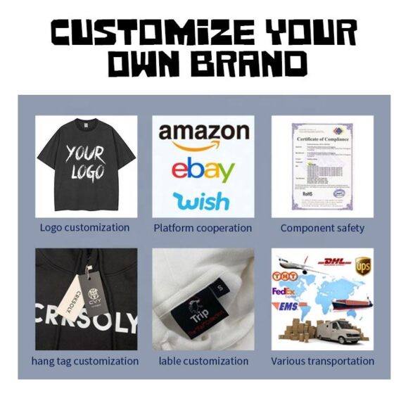 Wholesale High Quality Knitted Men's Sweater OEM Drop Shoulder Round Neck Men's Sweatshirts Custom Logo Sweatshirts For Men - Image 3