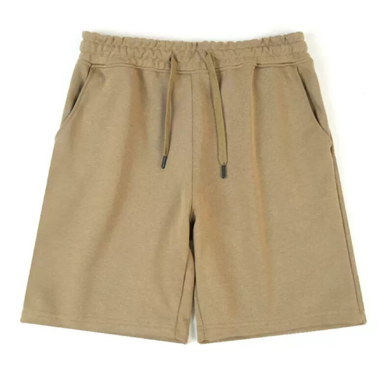 Custom Logo Cotton Sports Gym Shorts for Men Casual Essentials Elastic Waist Mid-Waist Running Pants OEM Service - Image 5