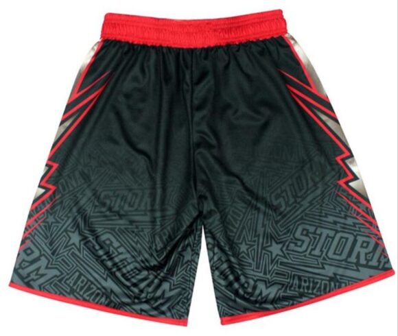 Casual Gym Custom Design 100% Polyester College Basketball Sports Shorts with Pockets - Image 2