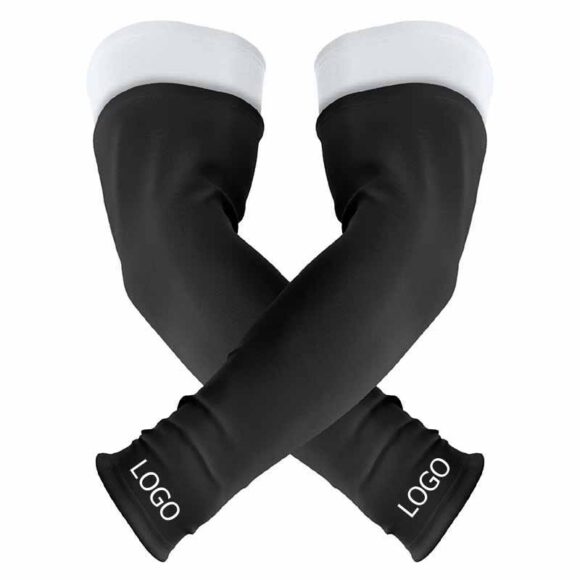 Comfortable Fabric Double Arm Sleeves Rugby Baseball Arm Sleeves Elastic Compression Arm Sleeves