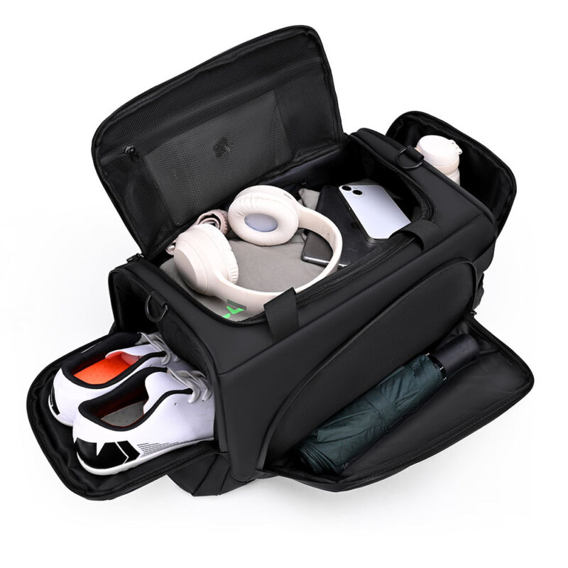 Custom Made Wholesale Large Capacity Travel Bag Portable Sports Fitness Bag Business Long And Short Travel Luggage Bag - Image 2