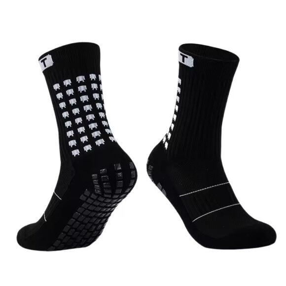 High Quality Men's Soccer Socks Breathable Pure Cotton Crew Anti-Slip Diabetic Friendly Custom Logo Cuff Bottom Free Cycling - Image 3