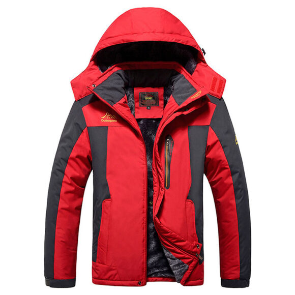Custom Outdoor Winter Jacket With Hood Men's Jacket Windbreaker Custom Work Jacket Custom - Image 6