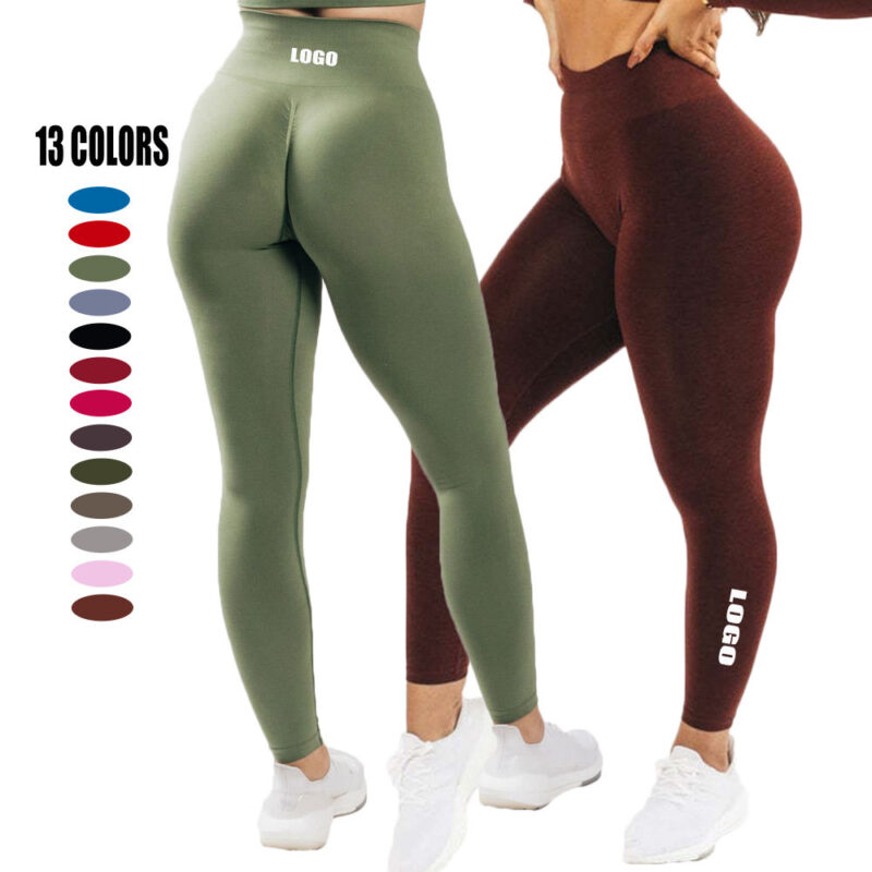 Best Selling Women Scrunch Butt Leggings High Waist Fitness Yoga Pants High Quality Seamless Leggings