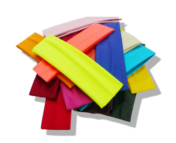 Wholesale Sports Headband Cotton Elastic Wide Sweatband Running Yoga Fitness Solid Color Hairband - Image 6