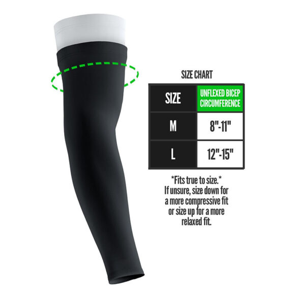 Comfortable Fabric Double Arm Sleeves Rugby Baseball Arm Sleeves Elastic Compression Arm Sleeves - Image 5