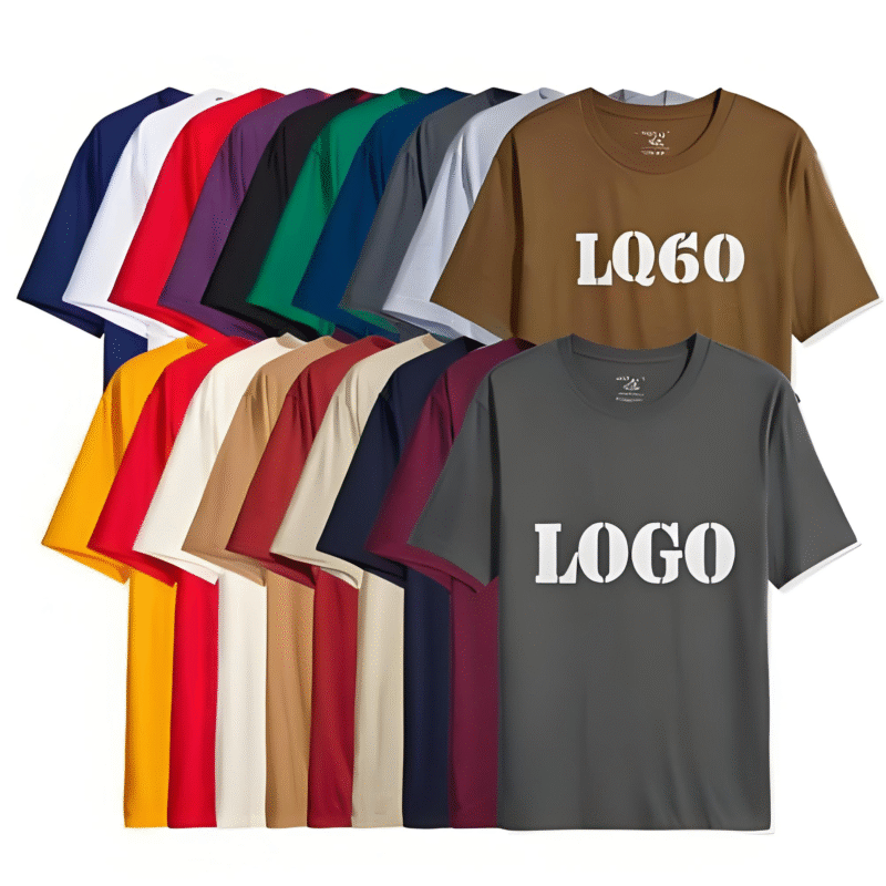 High Quality Custom Print Men's T-Shirt 60% Cotton 40% Polyester Screen Print Personalized T-shirt Sports T-Shirt For Men