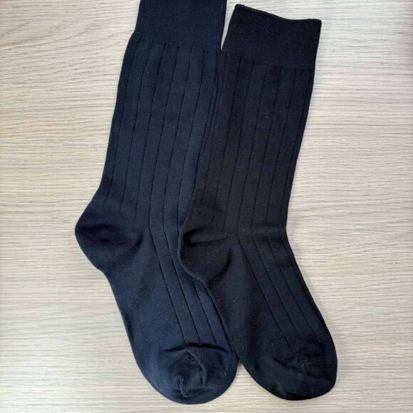 Wholesale High Quality Double Needle Custom Design Embroidery Logo Cotton Crew Socks Breathable Colorful Men Socks