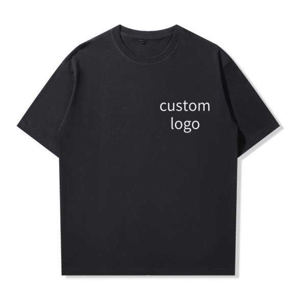 High Quality Men's T-Shirts Skin Friendly 100% Cotton Plain T-Shirts OEM ODM Silk Screen Print Logo Rhinestone T-Shirts For Men - Image 2