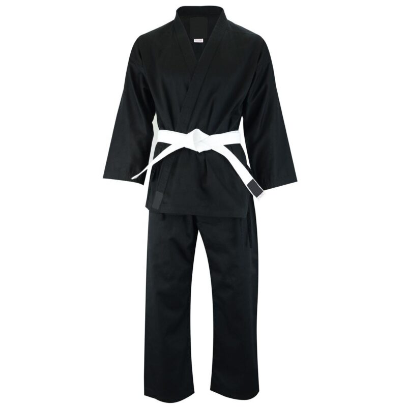 Martial Arts Black Karate Uniform Custom 12 Oz Best Quality Black Karate Uniform Sets/Best Quality Karate Uniforms Custom - Image 6